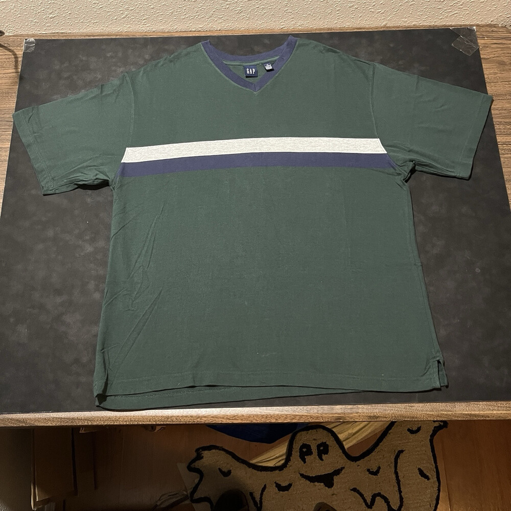 Vintage GAP Shirt Men XL Skateboard Striped 90s Colorful Boxy Stussy Quiksilver